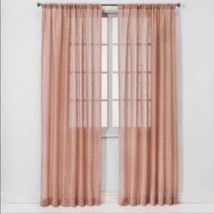 Project 62 Pink Sheer Curtains